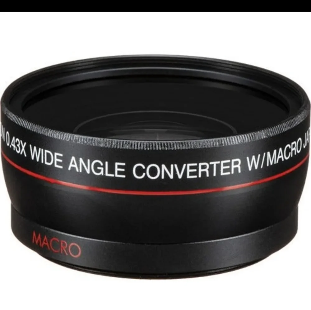 Vivitar 55mm 0.43x Professional Wide Angle Attachment Lens with Macro HD Optics